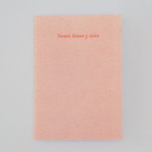Libreta lisa rosa