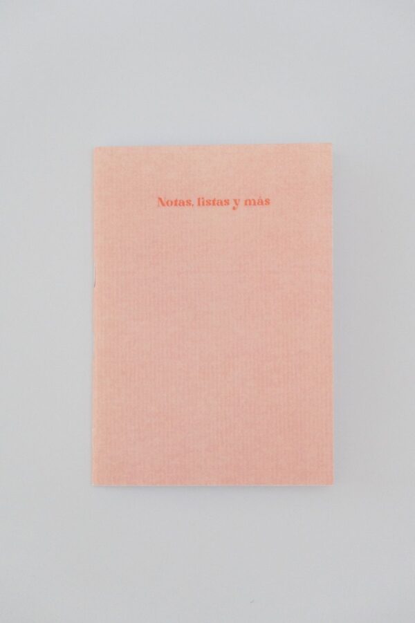 Libreta lisa rosa